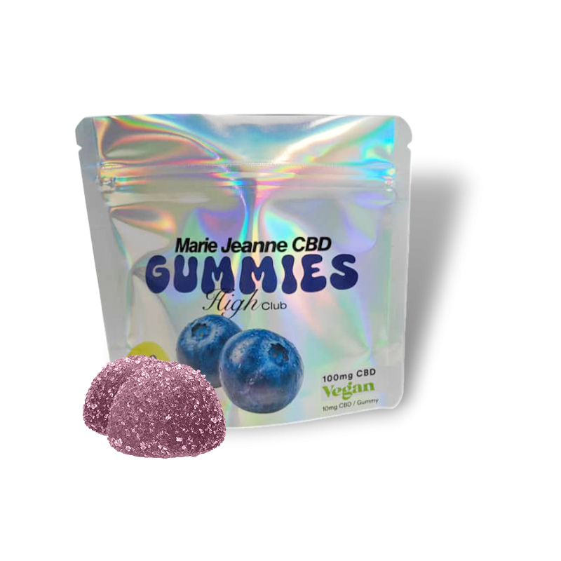 Gummies CBD 300mg Blåbär- 30 x 10mg